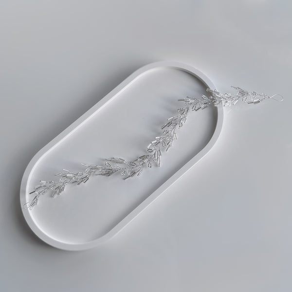 ADEE - Accesoriu de par pentru mirese cu cristale (handmade)